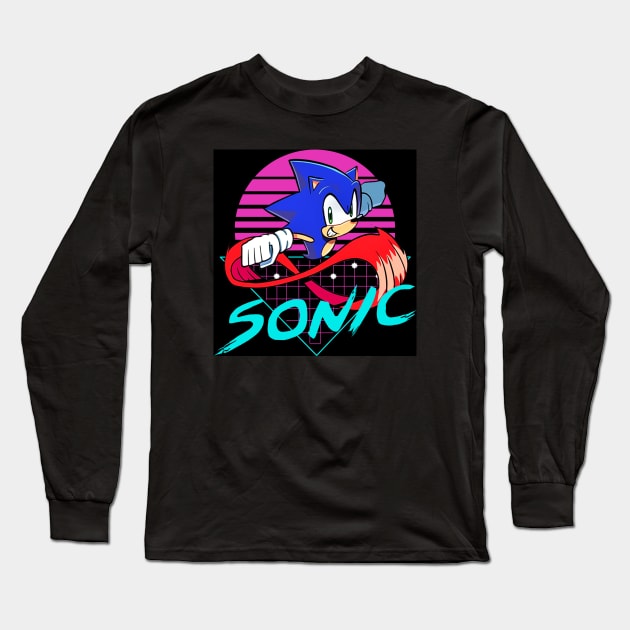 Sonic of Schwifty Long Sleeve T-Shirt by ramdakoli